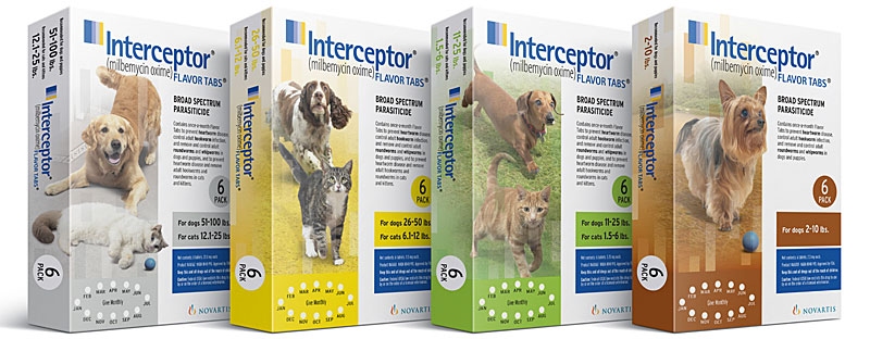 Interceptor Heartworm for dogs