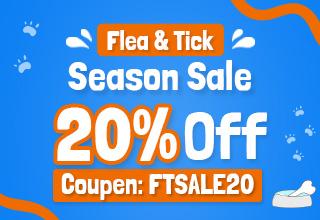 Flea & Tick Season Sale - 20% OFF - FTSALE20 at CanadaVetExpress - Blog Banner