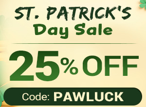St. Patrick's Day Sale - 25% OFF - PAWLuck at CanadaVetExpress